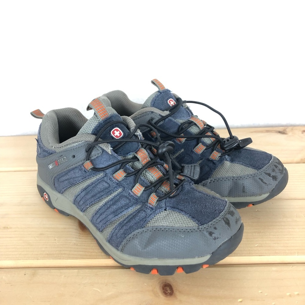 SwissGear Hiking Shoes Blue and Gray Mens Size 6